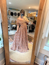 Load image into Gallery viewer, Two dress deal mushroom crinkle poetry two piece dress and print prairie hearts floral ready to ship