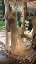 Load image into Gallery viewer, Reserved two piece corset with you glow girl lace skirt