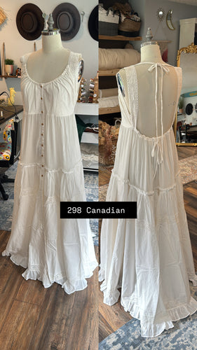 Ready to ship Obsess dress sleeveless ivory