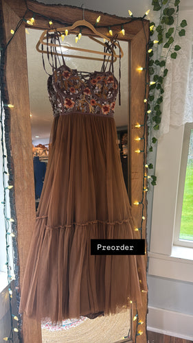 Preorder Hey Babe hand dye brown with embroidery embellishments allow four to six week (each is one of a kind)