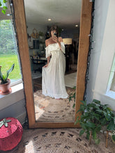 Load image into Gallery viewer, (Two dress deal) show off those shoulders light ivory  with Ready to ship soft denim Rapture dress - sale