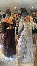 Load image into Gallery viewer, Two dress deal Hand dyed dark brown bring it two piece with Euphoria dress off white ivory
