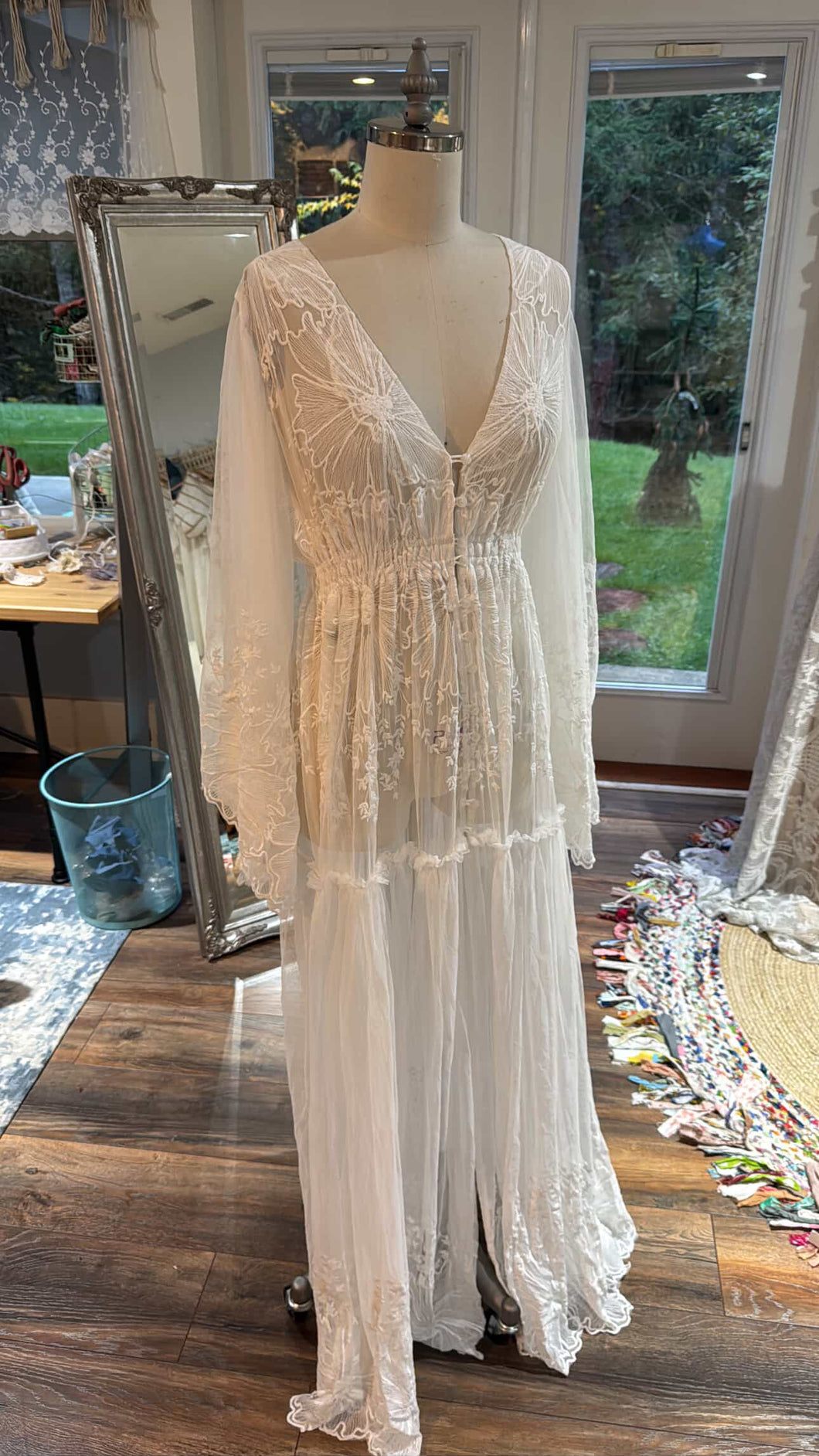 Reserved Meredith deep burgundy wine/red