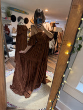 Load image into Gallery viewer, On sale New more adjustable Athena dress ready to ship deep brown