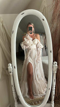 Load image into Gallery viewer, Preorder 6-8 weeks champagne chiffon print Opaline dress