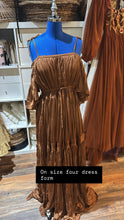 Load image into Gallery viewer, On sale New more adjustable Athena dress ready to ship deep brown