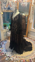 Load image into Gallery viewer, Amazing two piece with embellishments and dreams like these black lace dress (need sept 21)