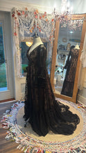 Load image into Gallery viewer, Amazing two piece with embellishments and dreams like these black lace dress (need sept 21)