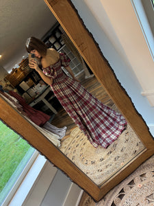 Rapture plaid with kids dress