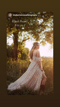 Load image into Gallery viewer, Ready to ship poetry dress in chiffon blush beige floral