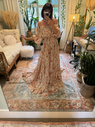 (Combined shipping ) Preorder allow 6 to 8 weeks daisy floral crinkle print ruffle me right up dress