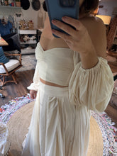 Load image into Gallery viewer, (Satin ) Ready to ship A New Day two piece dress ivory