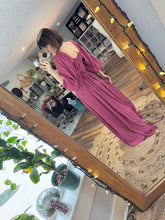 Load image into Gallery viewer, Ready to ship cute little sample dress in fuchsia gauze