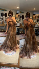 Load image into Gallery viewer, Two piece poetry dress in  vintage lovers print and extra top