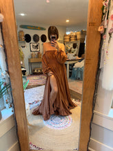 Load image into Gallery viewer, Reserved two dress deal brown and floral you glow girl dress