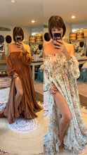 Load image into Gallery viewer, Reserved two dress deal brown and floral you glow girl dress
