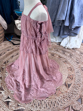 Load image into Gallery viewer, Kids dress sheer ish brown  lace size 2 to 4 t on sale