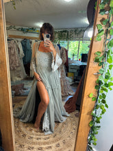 Load image into Gallery viewer, Grey hand dyed euphoria gown ready to ship