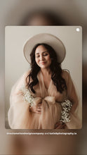 Load image into Gallery viewer, Preorder the Gently Robe in soft tulle mesh (ivory)