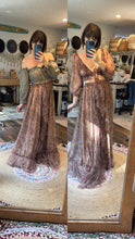 Load image into Gallery viewer, Ready to ship sale music two piece set filagree with sage extra top hand dyed