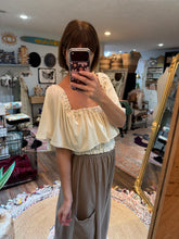 Load image into Gallery viewer, Ready to ship pearl velvet top fits medium to 2x