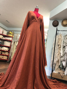 Serendipity Gown in linen blend